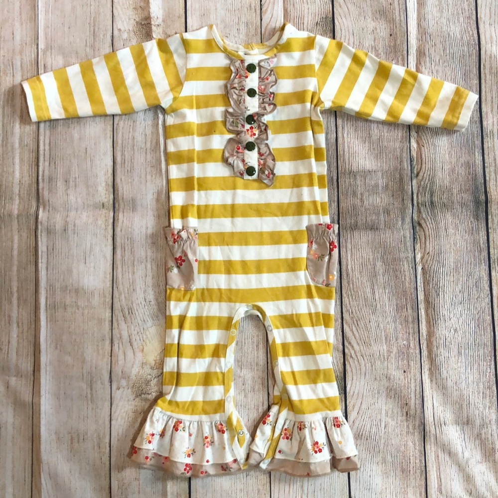 Ric Rack and ruffles, 24 month romper.  Used.